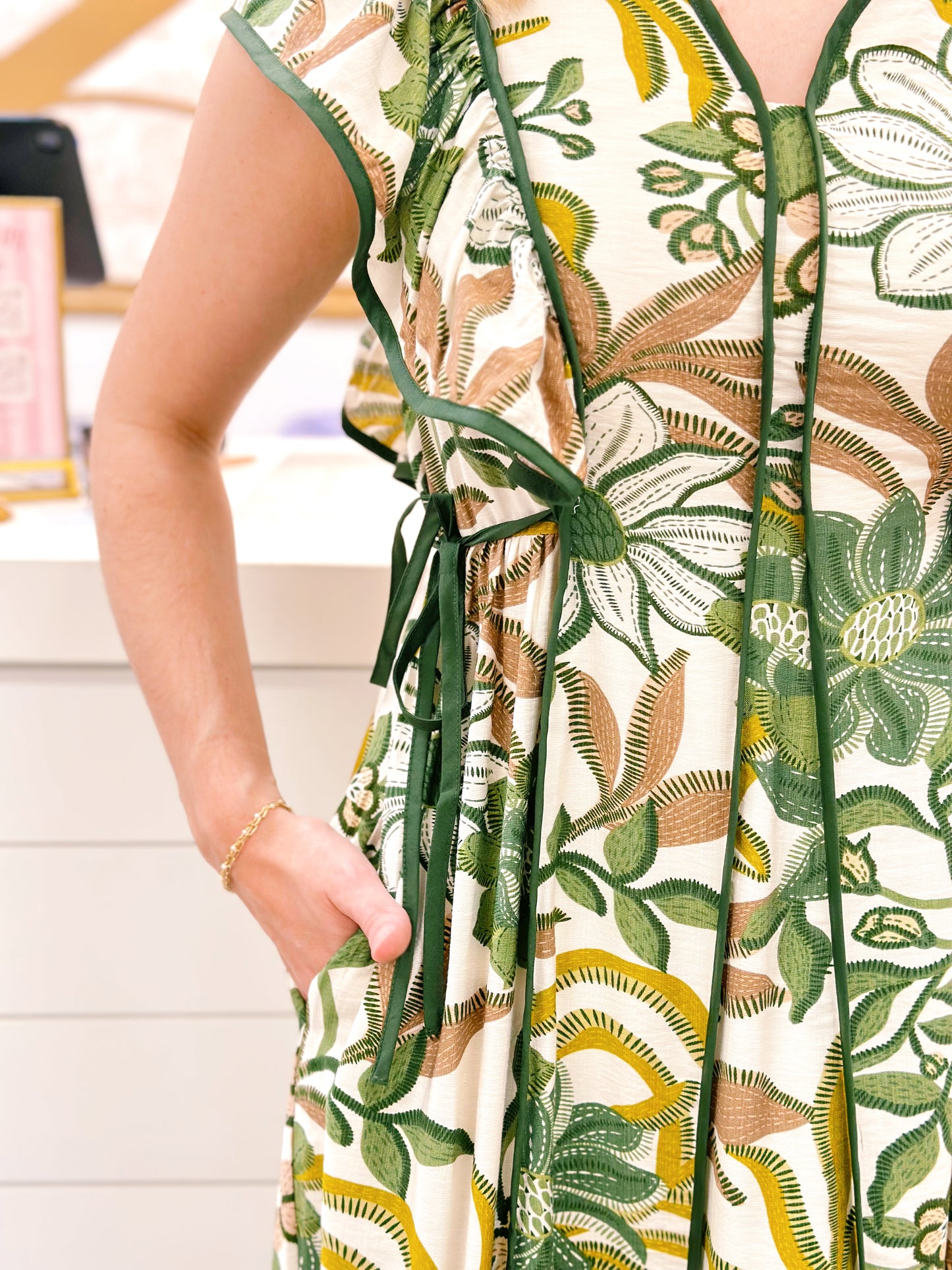 Hunter Green Dress