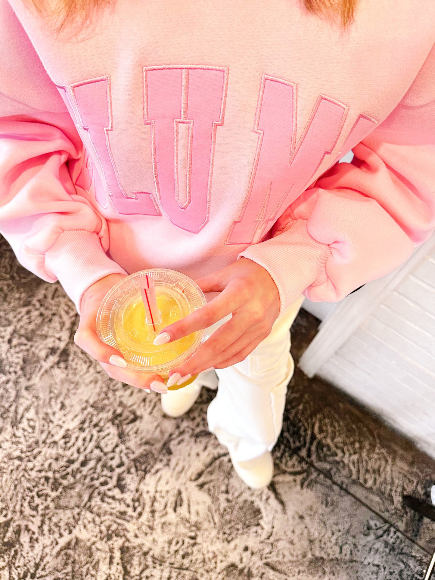 LULU MAC Pink Sweatshirt