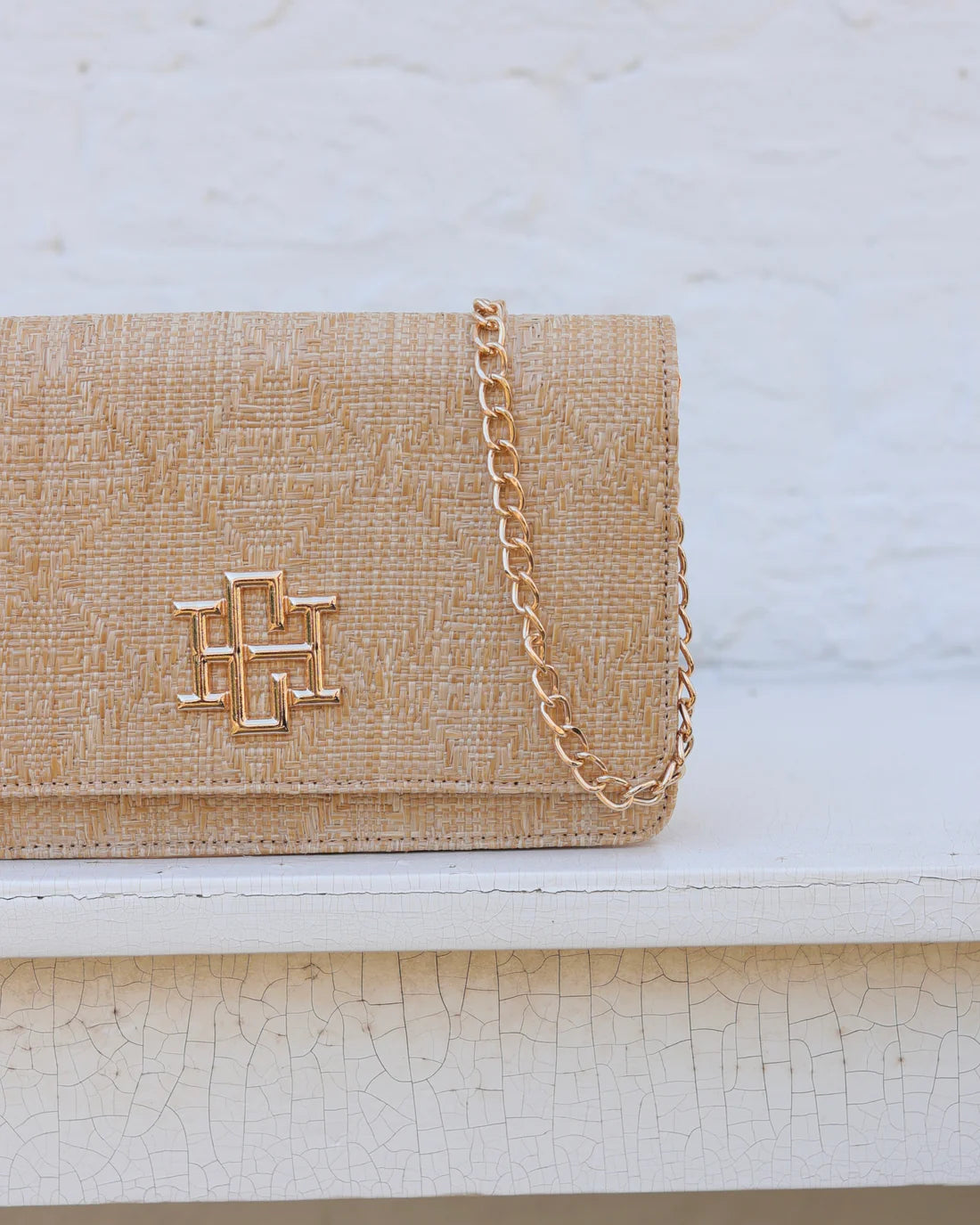 Bryn Clutch/Crossbody Natural