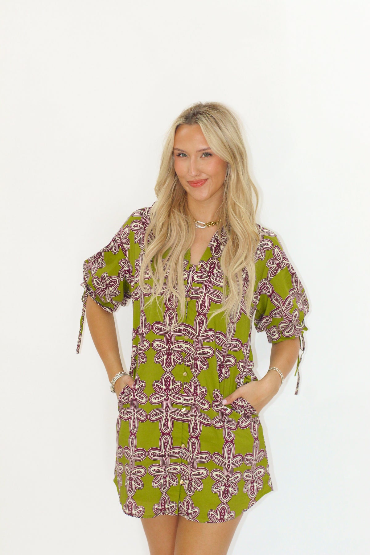 Green Garden dress