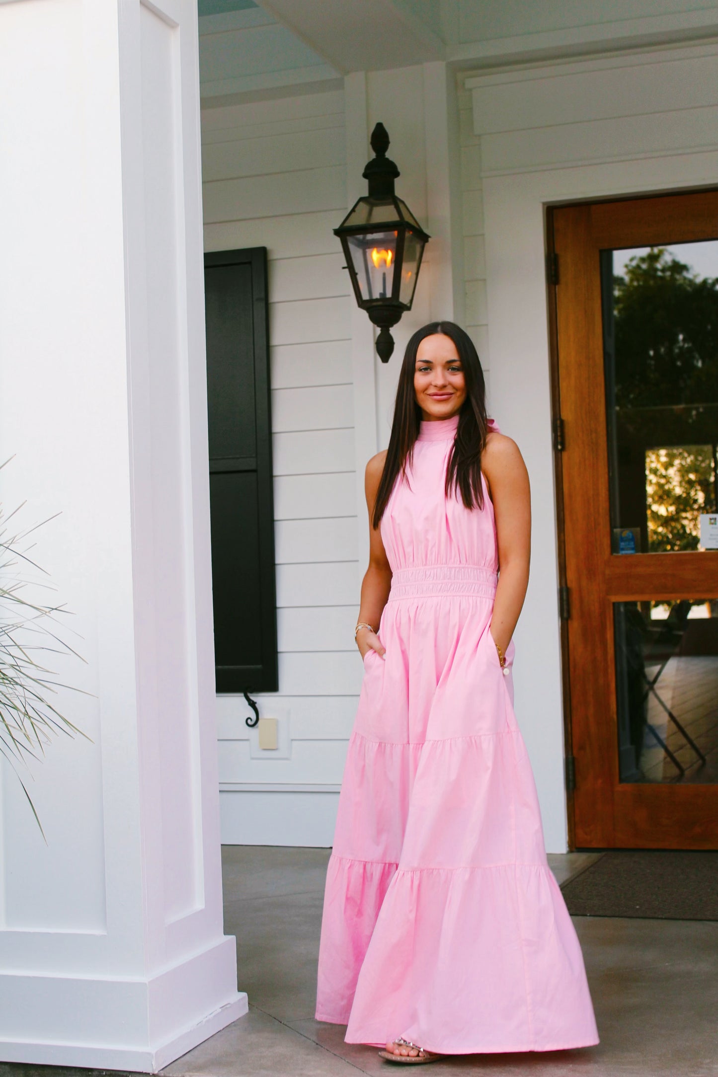 Me in pink dress