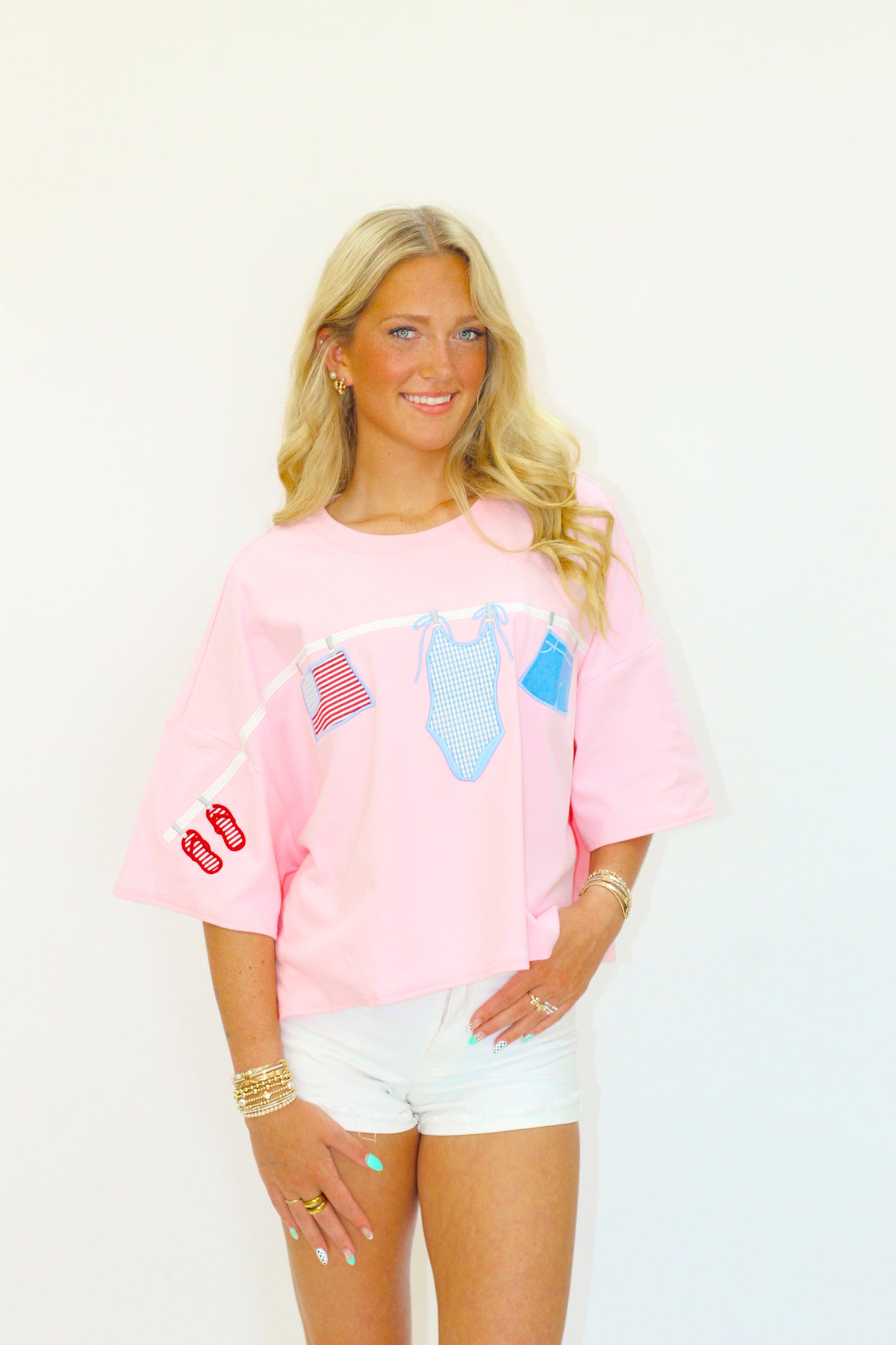 Americana Pink Graphic Tee