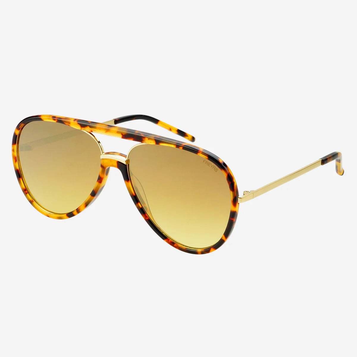 FREYERS Shay Unisex Aviator- Tortoise/Gold