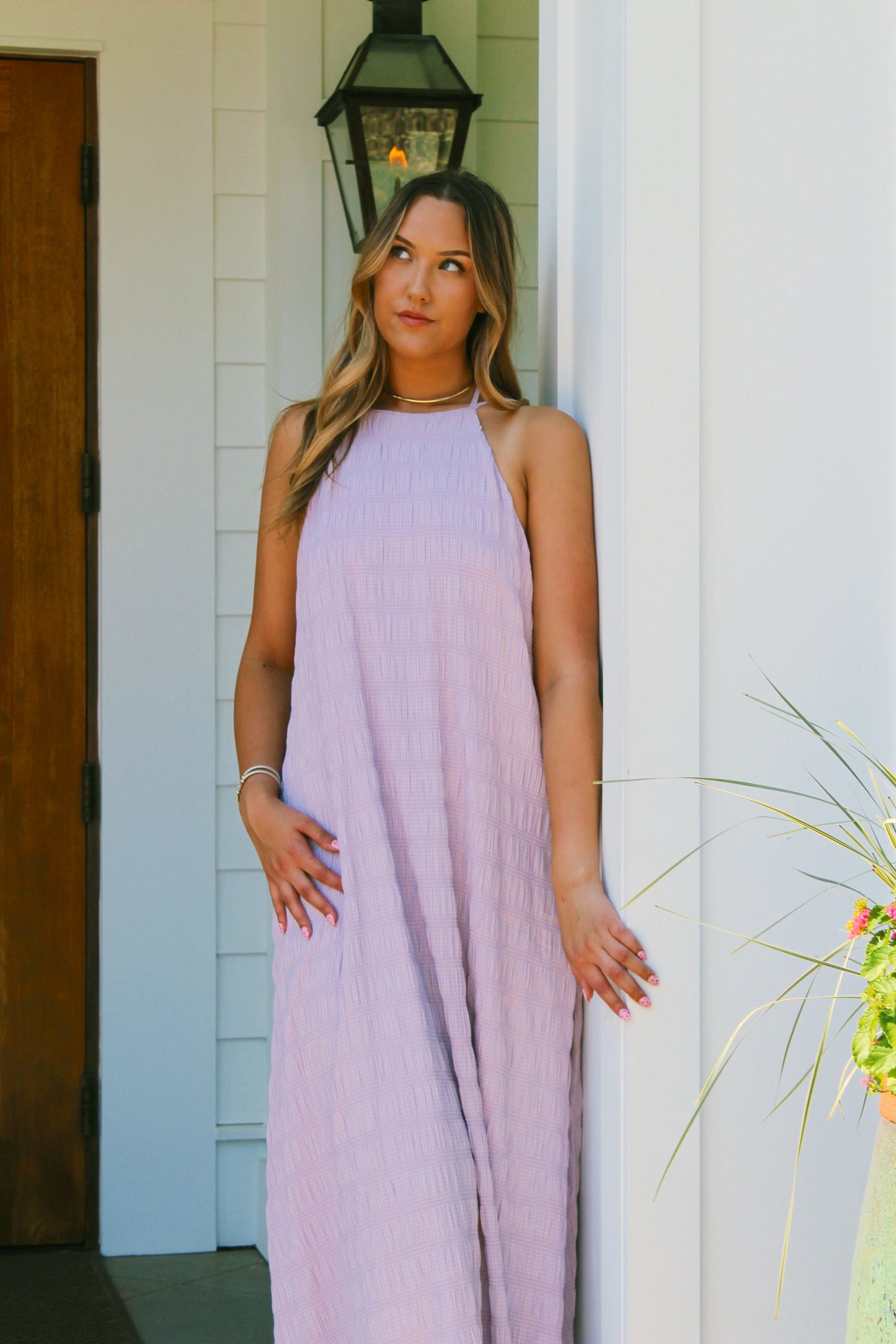 Just peachy dress (lavender)