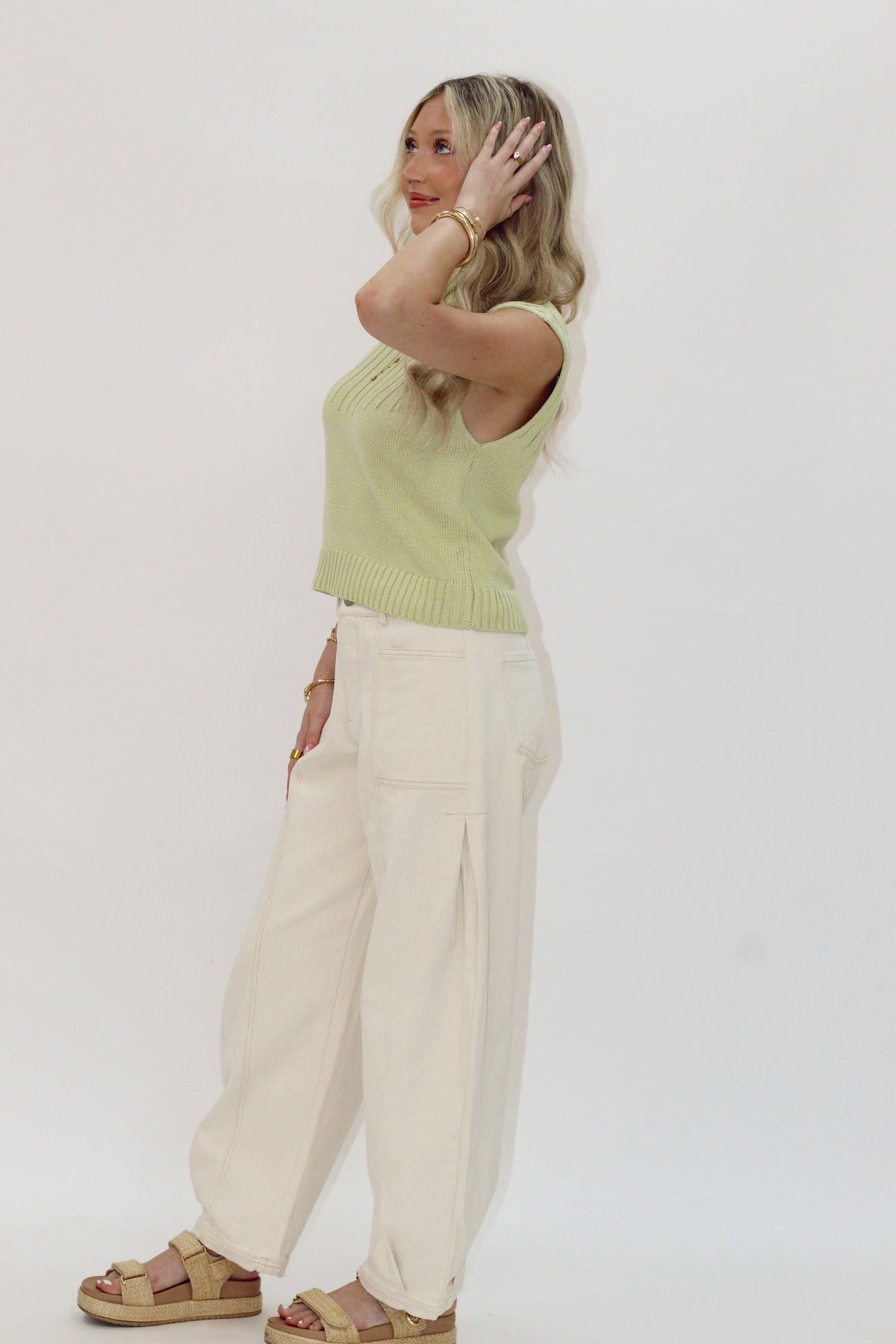 Sand Dunes Denim Pants