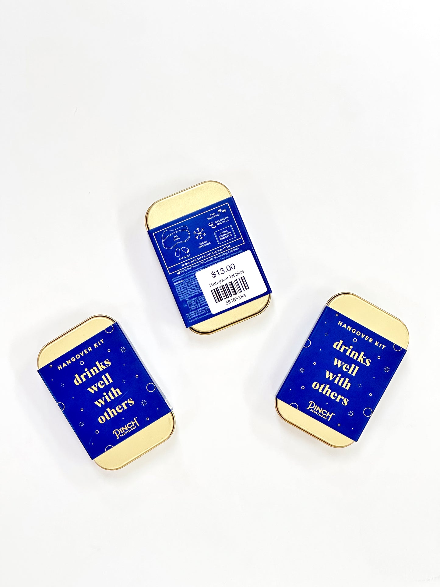 Hangover kit blue