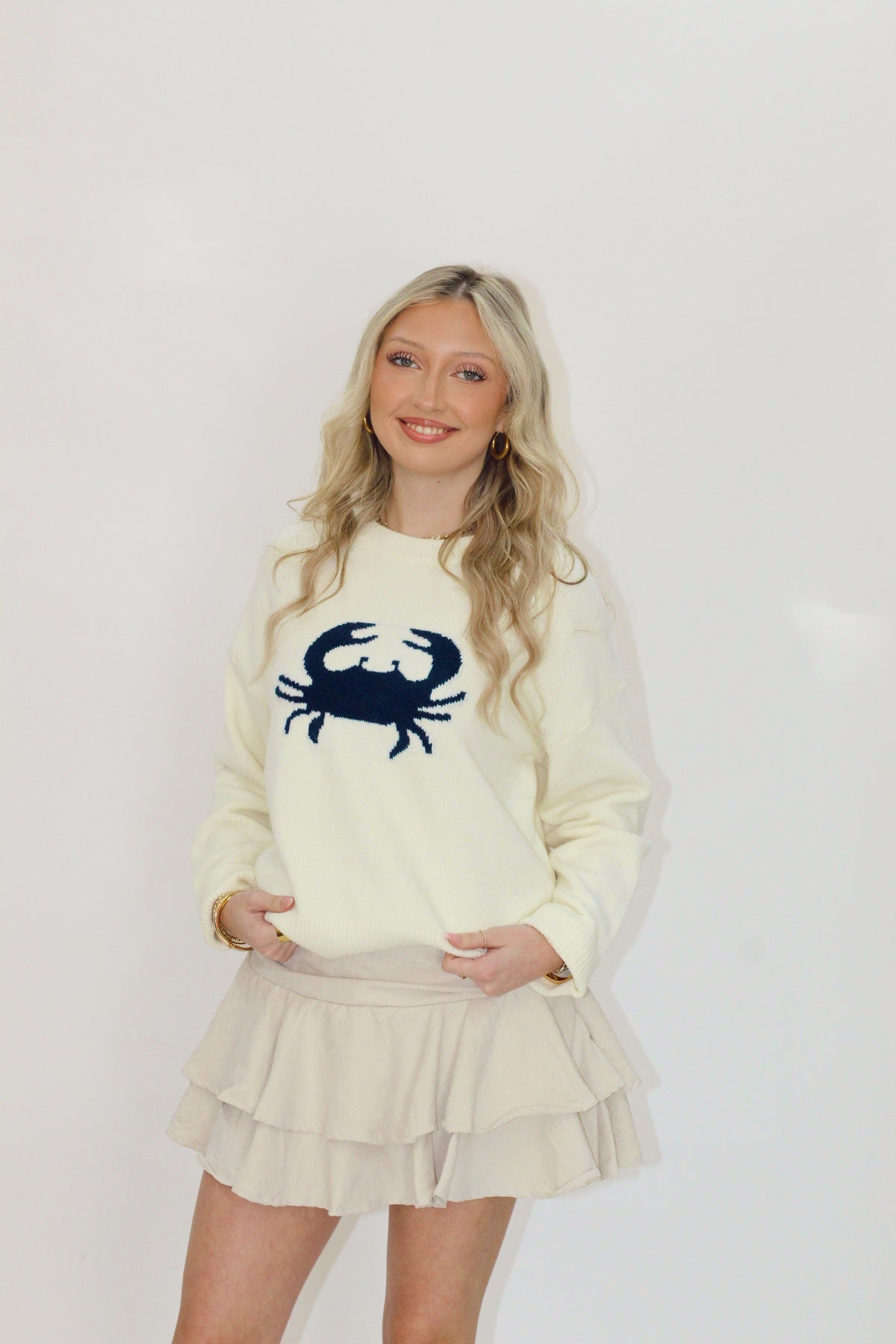 Crab sweater Sand