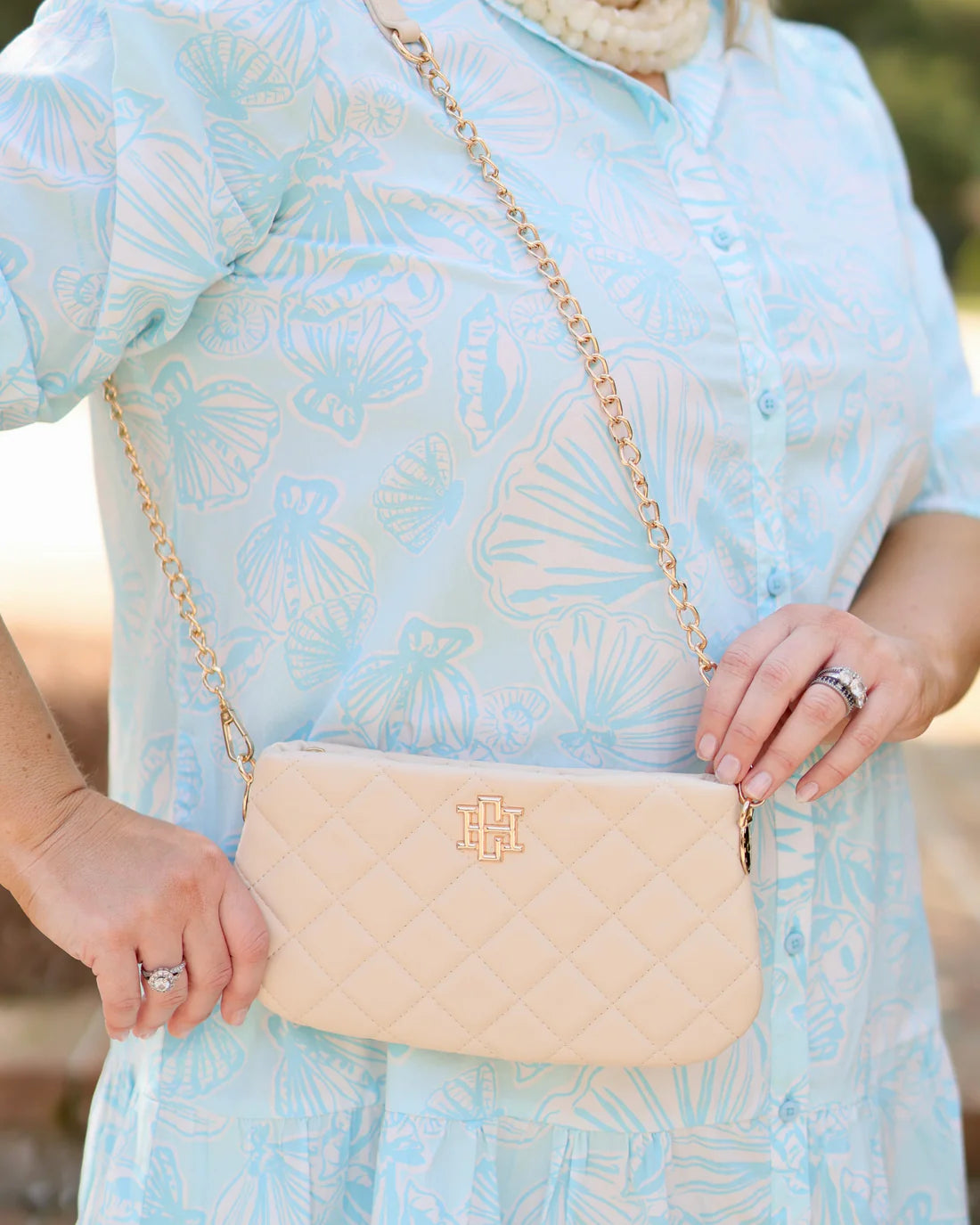 Livi Crossbody Cream Quilted