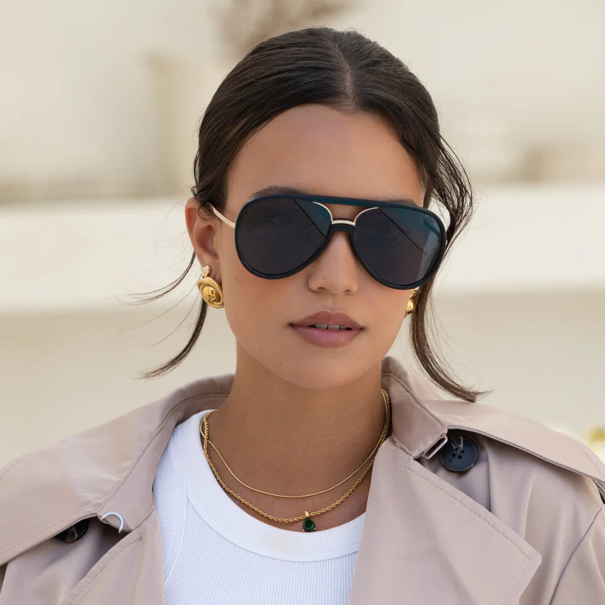 FREYRS Shay Black Sunglasses