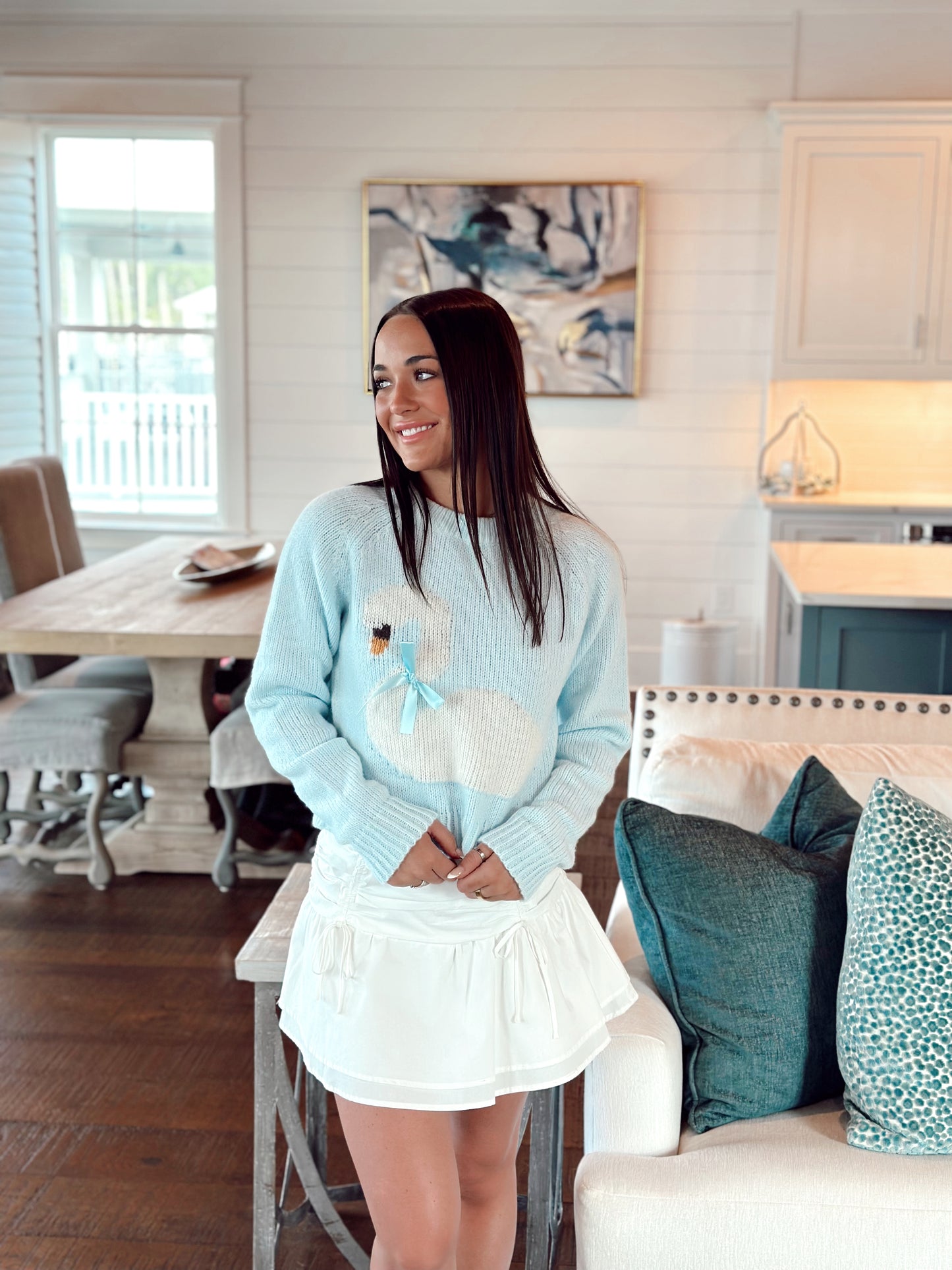 Swan sweater