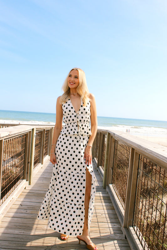 Warm Nights Polka Dot Set