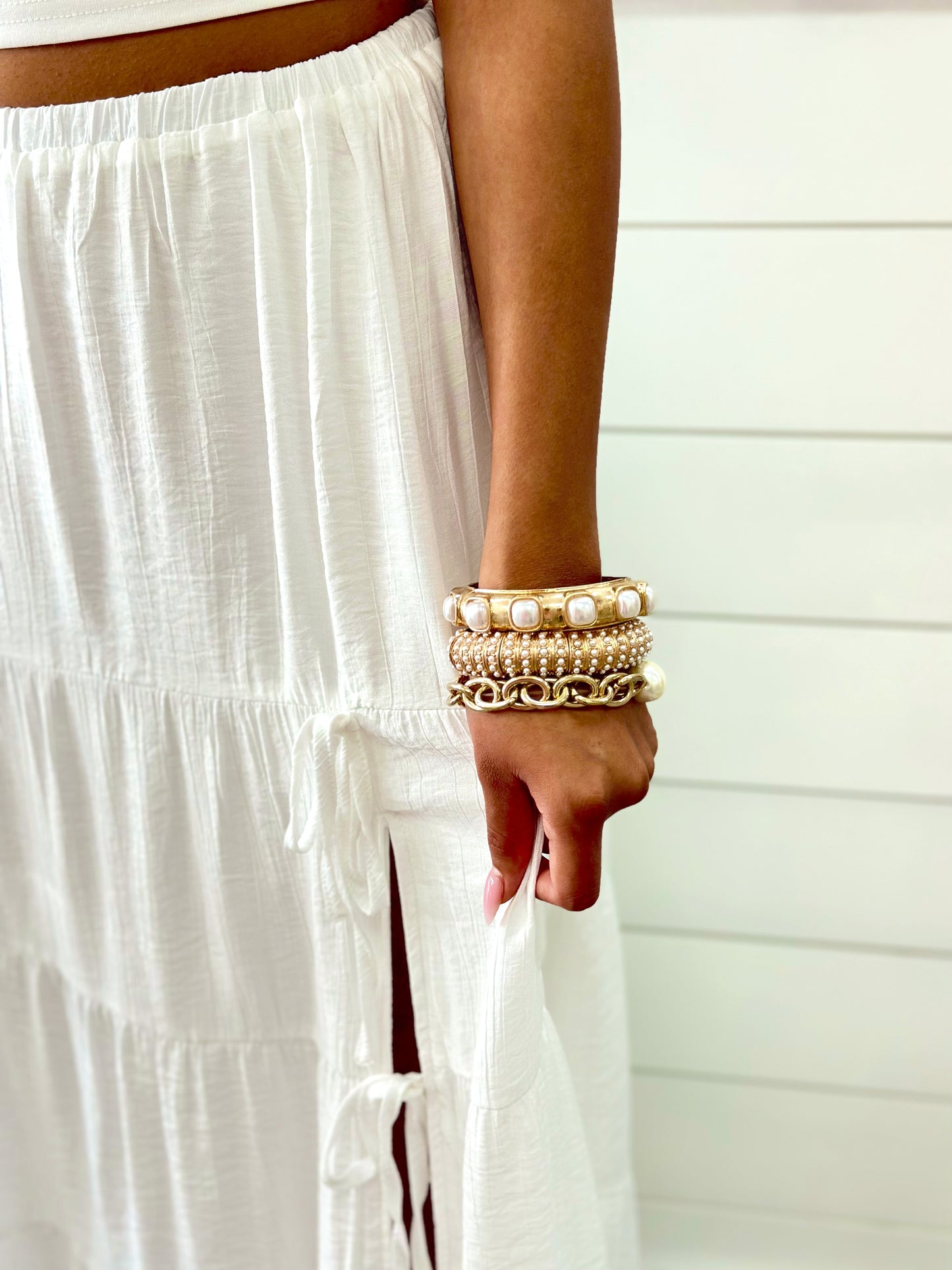 Delilah white skirt