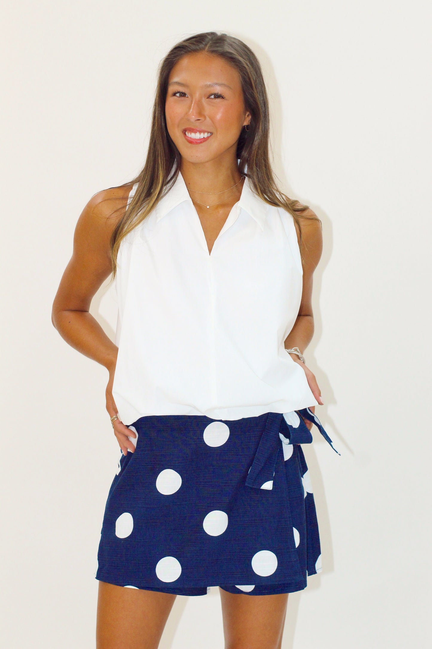 Polka dot skirt