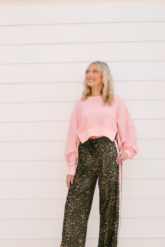 Cozy weather sweater Pink