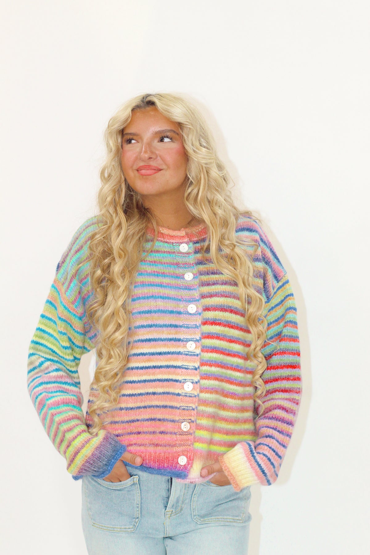 On the brighter side cardigan ￼