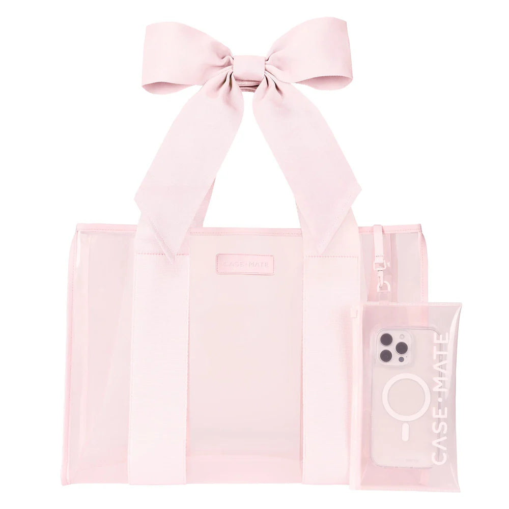 Jelly Ballet Pink Bow Tote