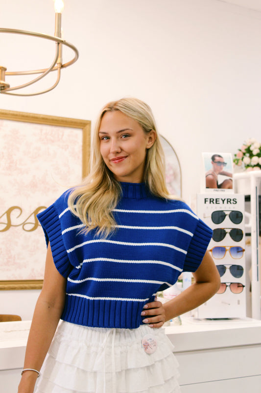 Blue sailor sweater