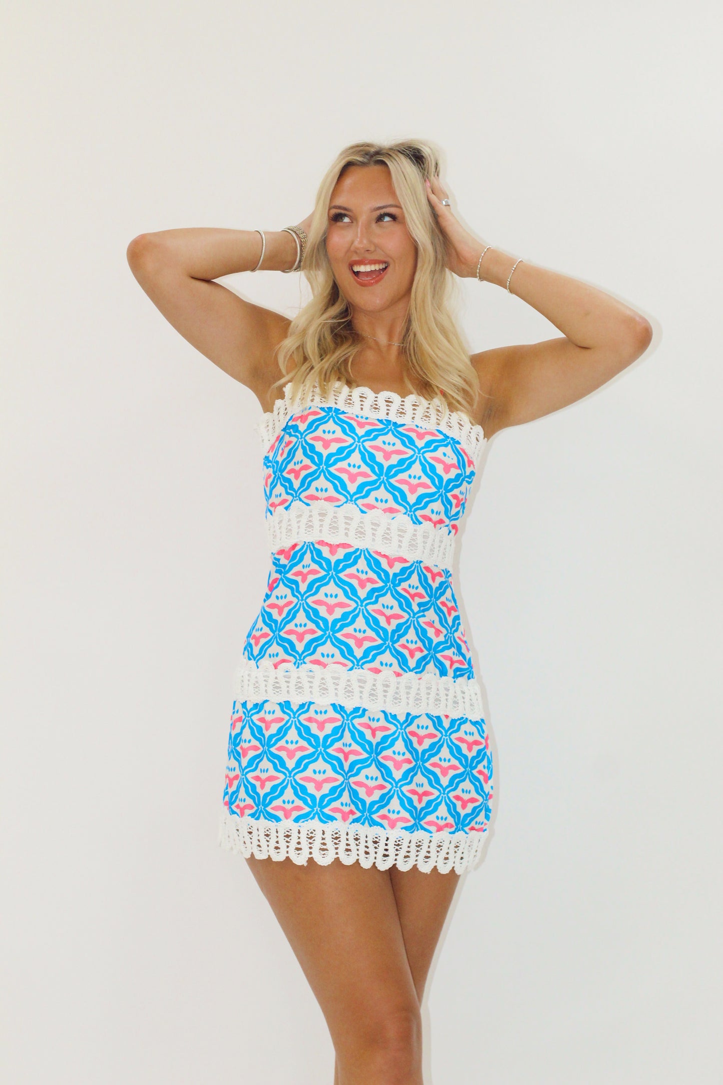 Blue castaway dress