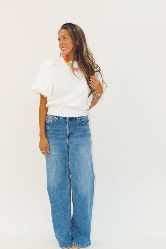 Truffle Puff Sleeve Top