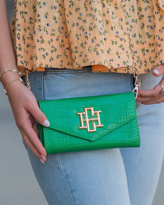 Carlington Clutch/Crossbody Kelly Green