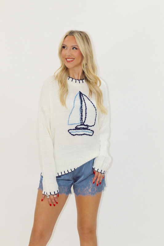 Stream On Sweater