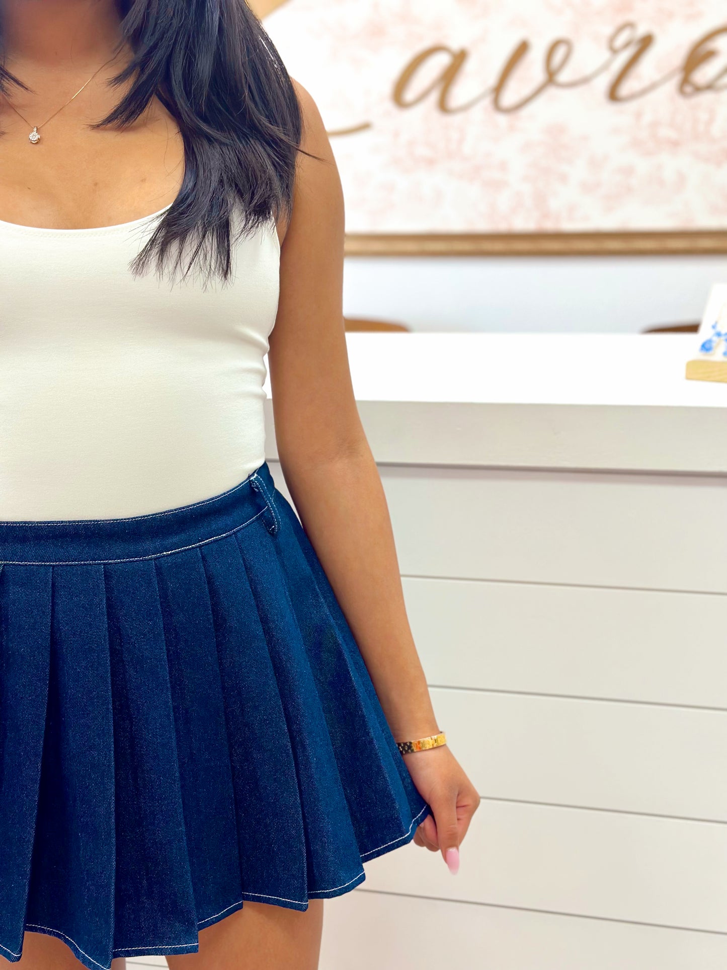 Denim skirt