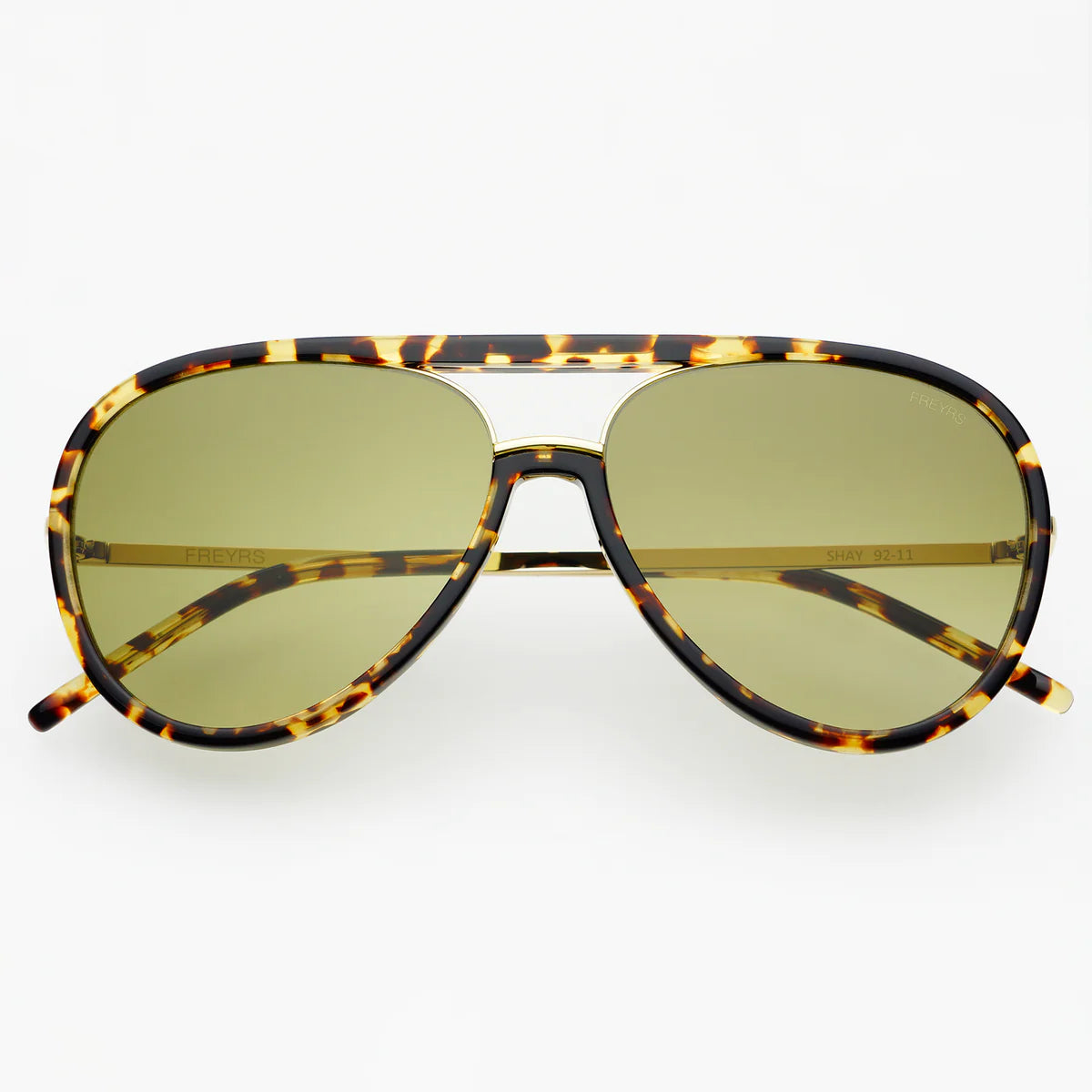 FREYERS Shay Aviator - Tortoise - Light Green
