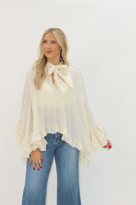 Ponyo Tie Neck Top
