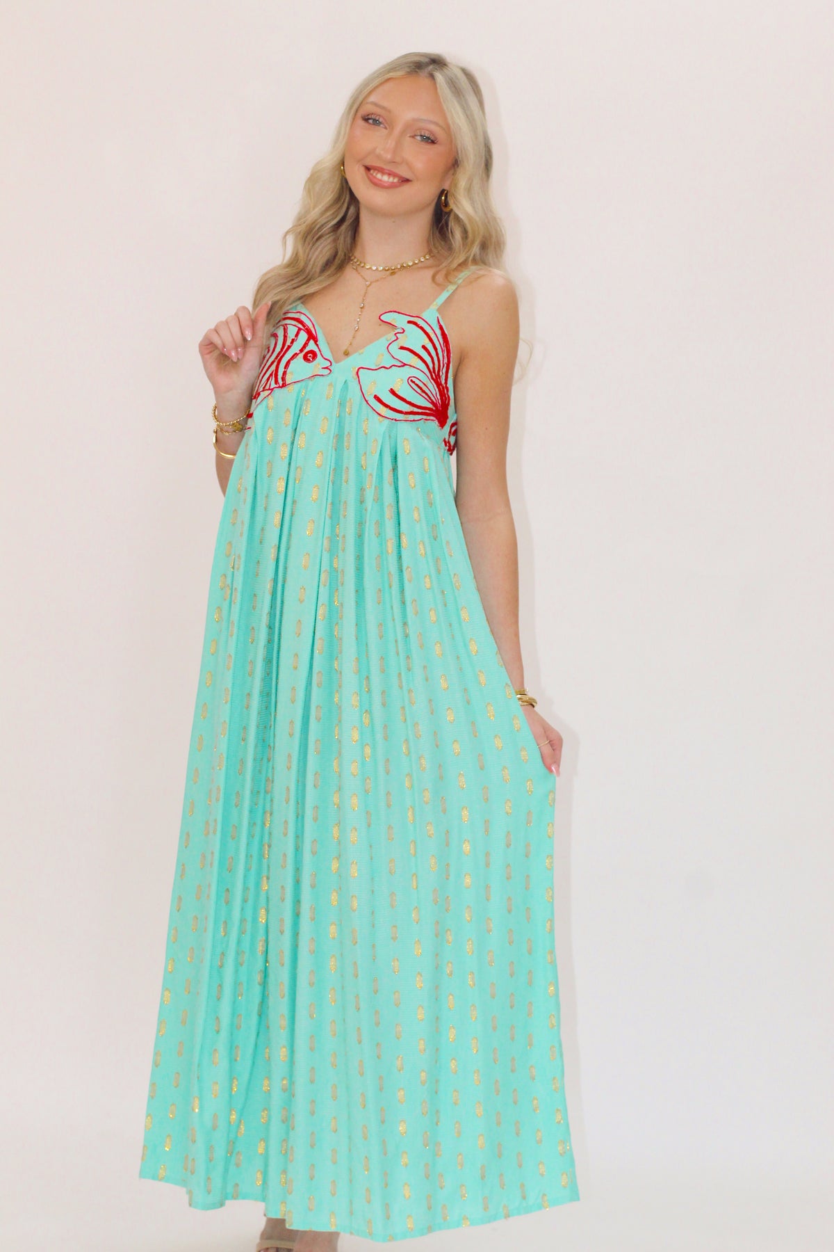 Blue Glow Fish Dress