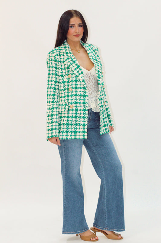 Just For You Tweed Blazer