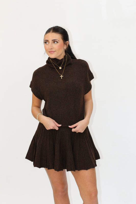 Dark Roasted Chai Skirt Set