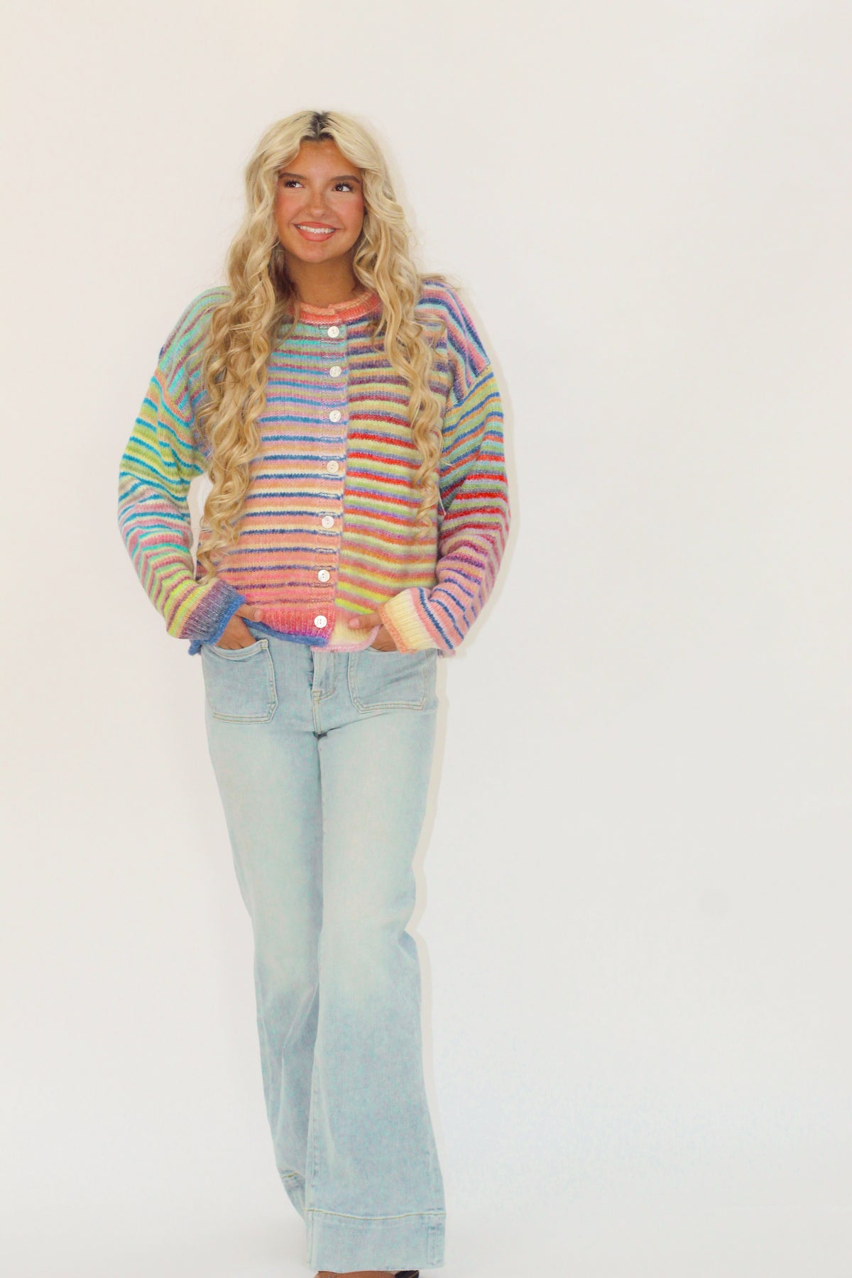 On the brighter side cardigan ￼