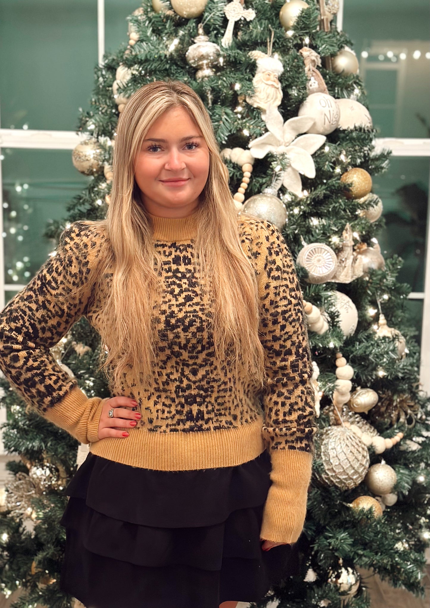 Cheetah sweater
