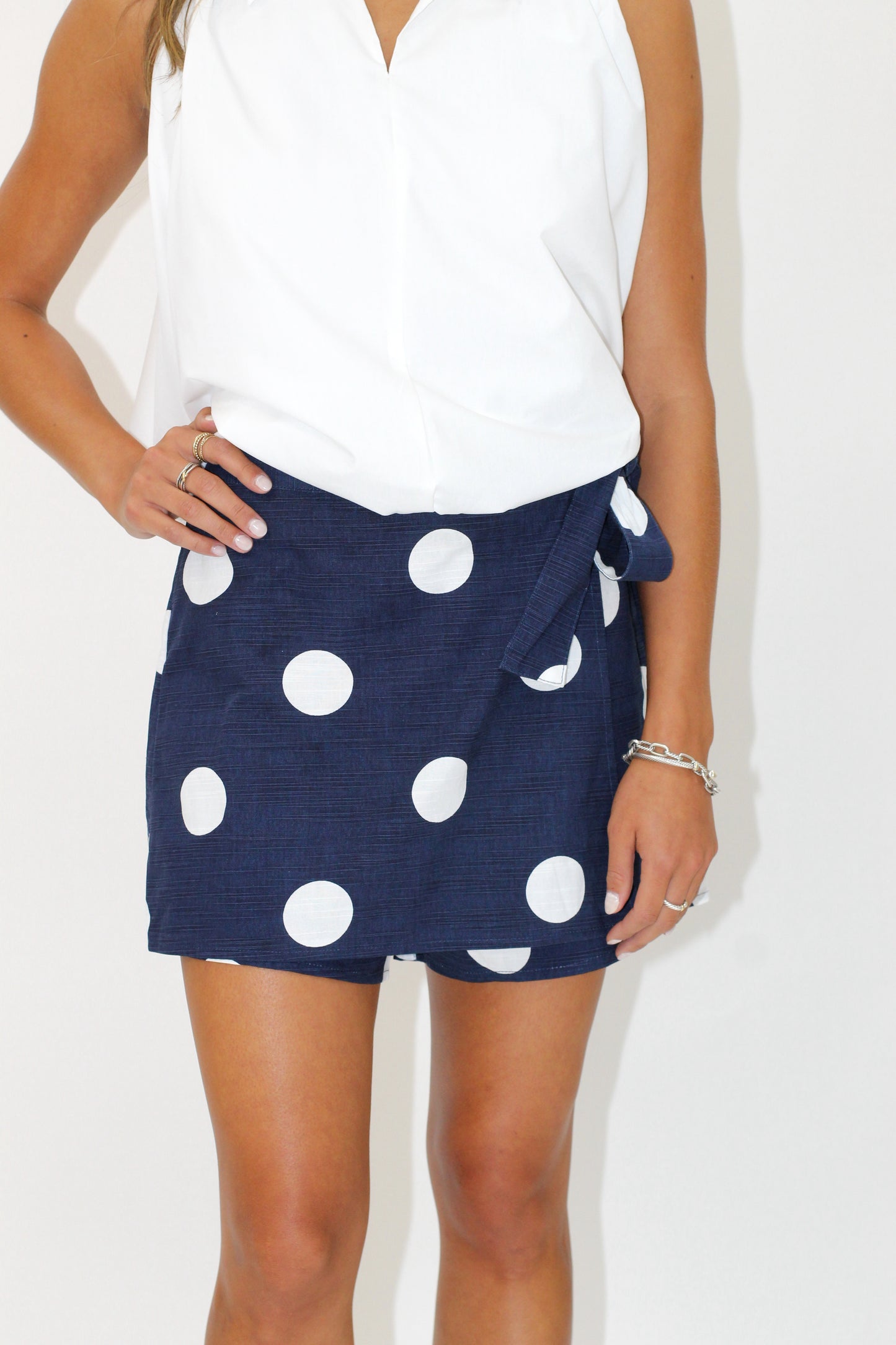 Polka dot skirt
