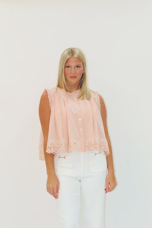 Hannah Pink Top