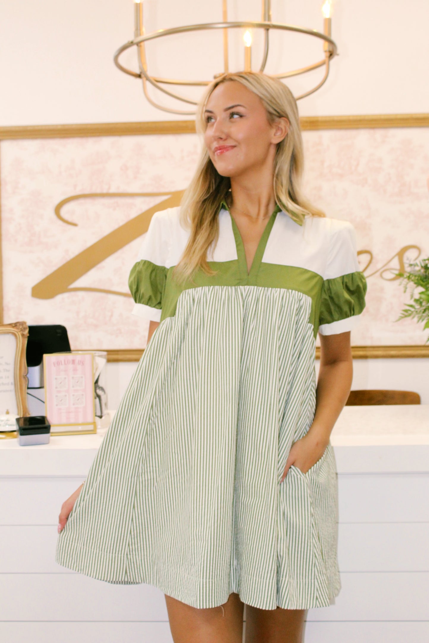 Olive Vine Dress