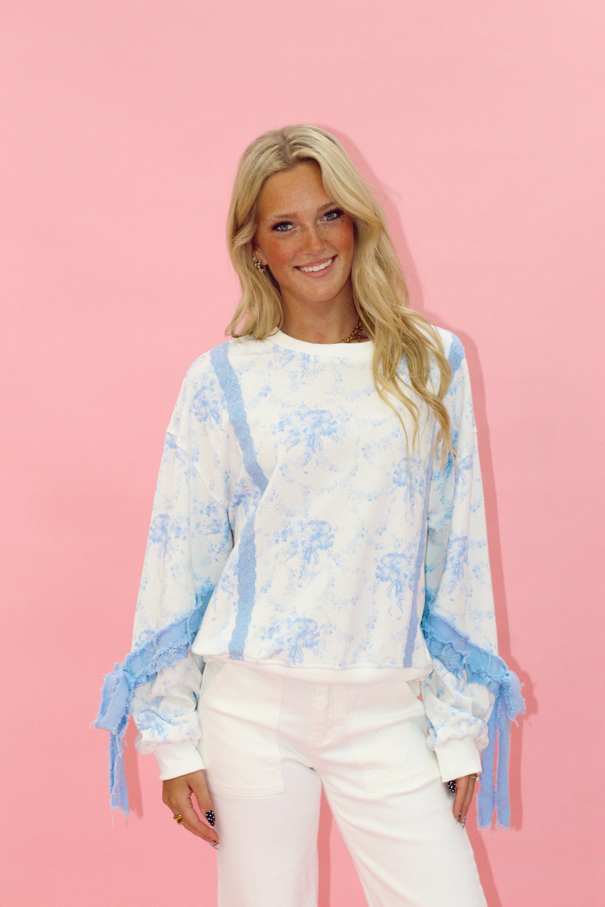 Lovely Blue Sweatshirt
