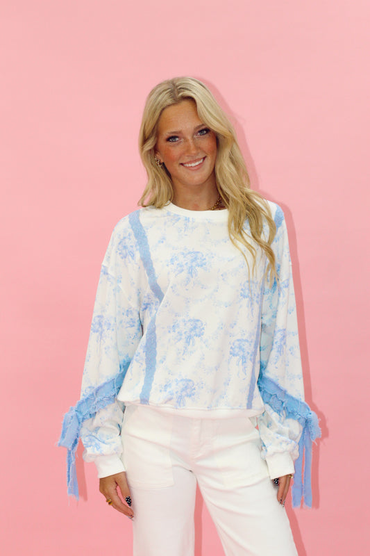 Lovely Blue Sweatshirt