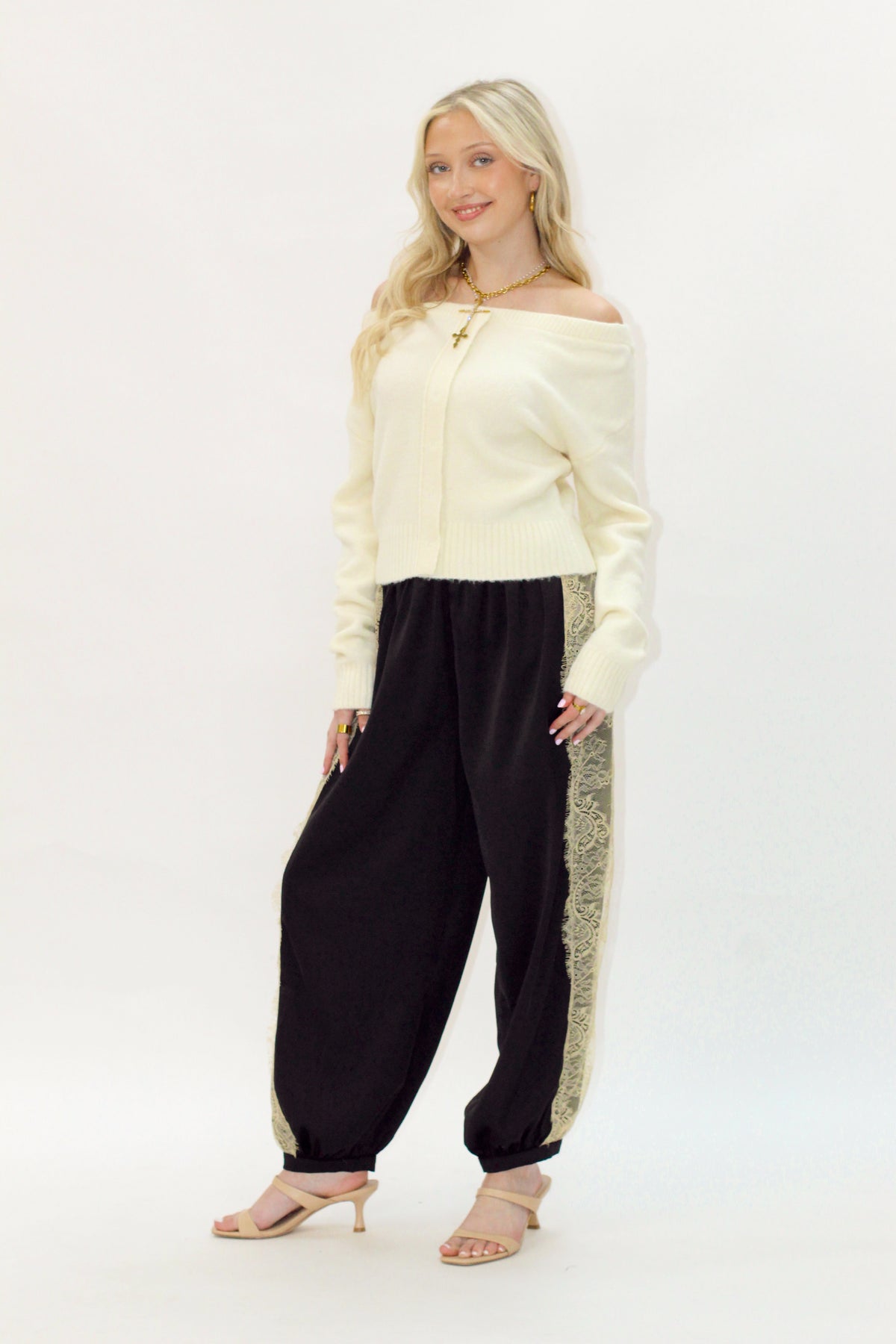 Autumn Darling Satin Joggers