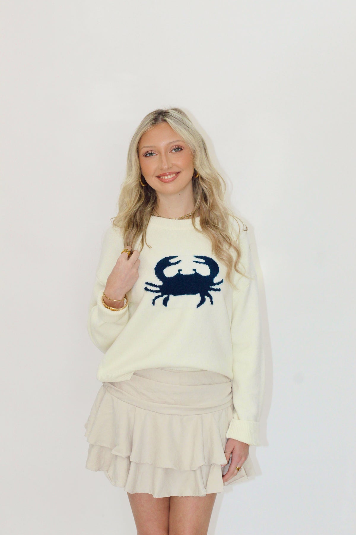 Crab sweater Sand