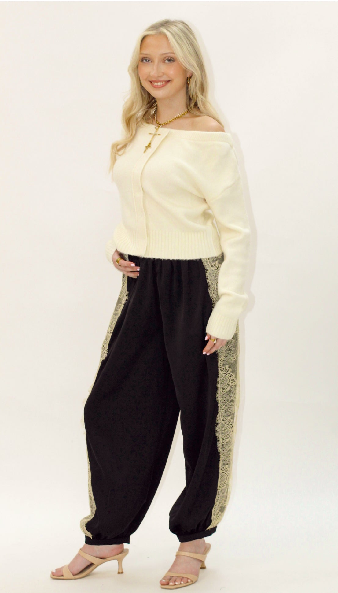 Autumn Darling Satin Joggers