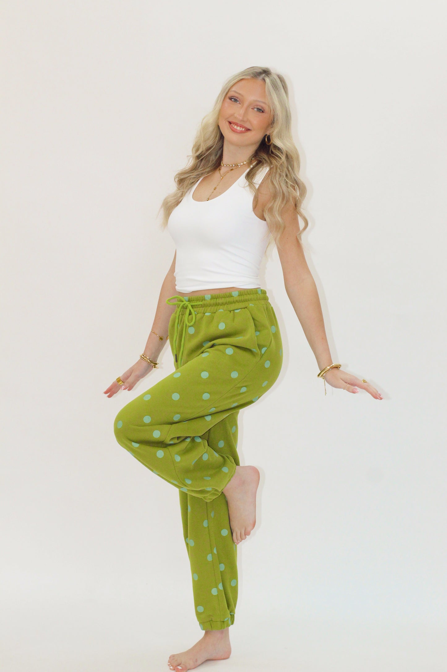Marg polka dot pants