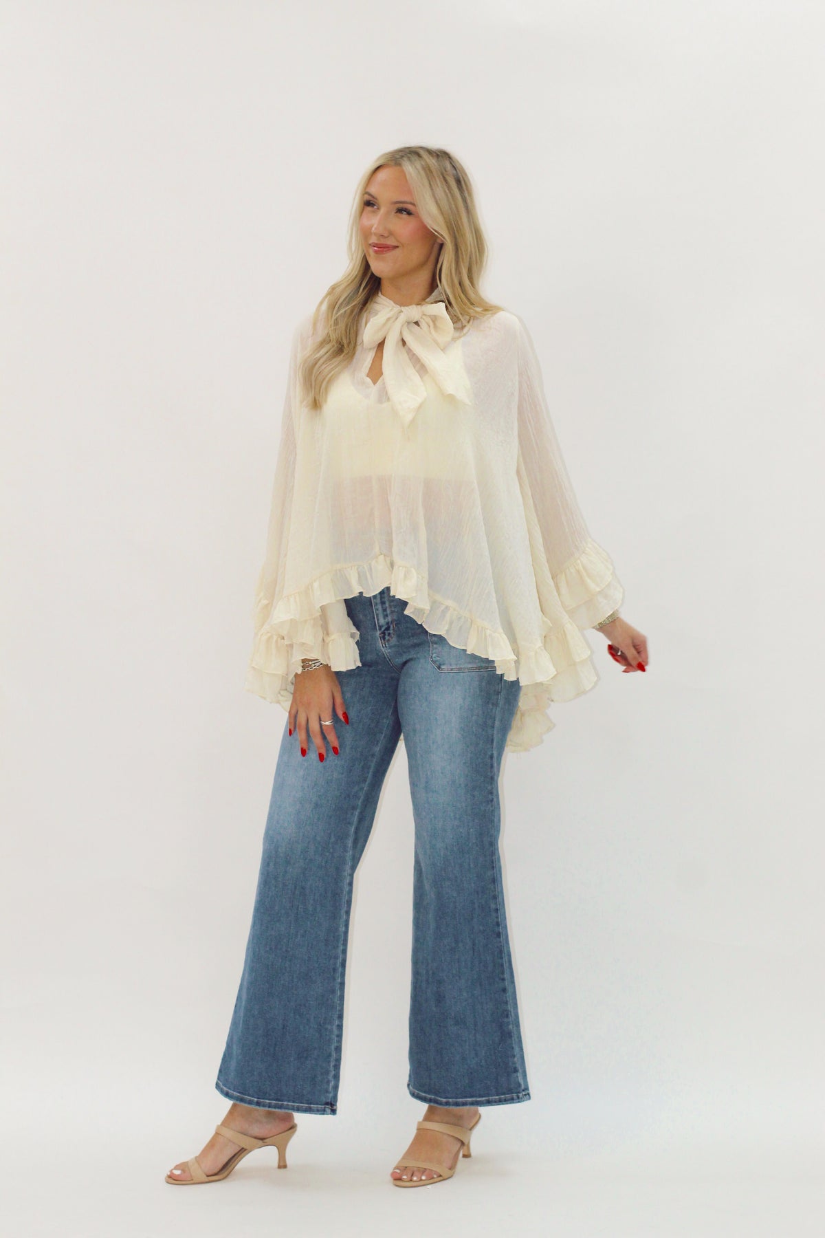 Ponyo Tie Neck Top