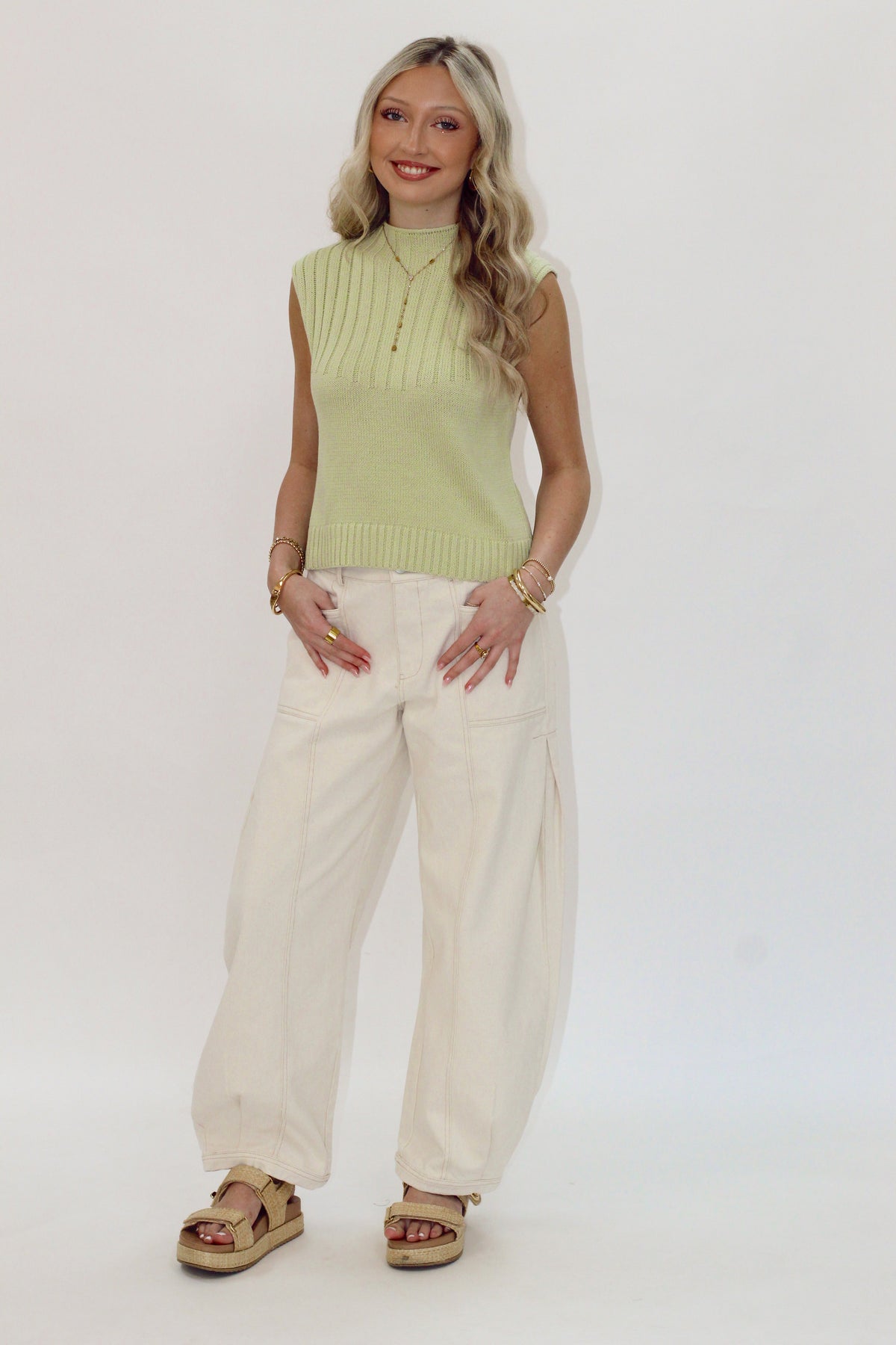Sand Dunes Denim Pants