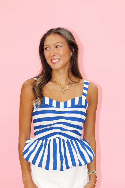 Mya Blue Top