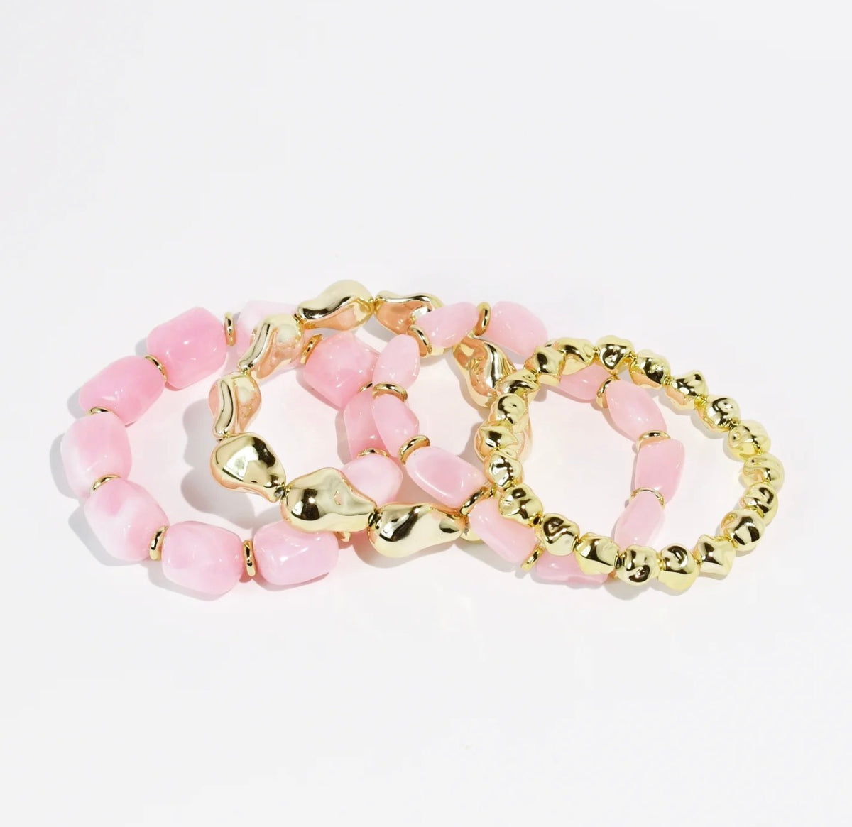 Pink All Day Bracelet Stack