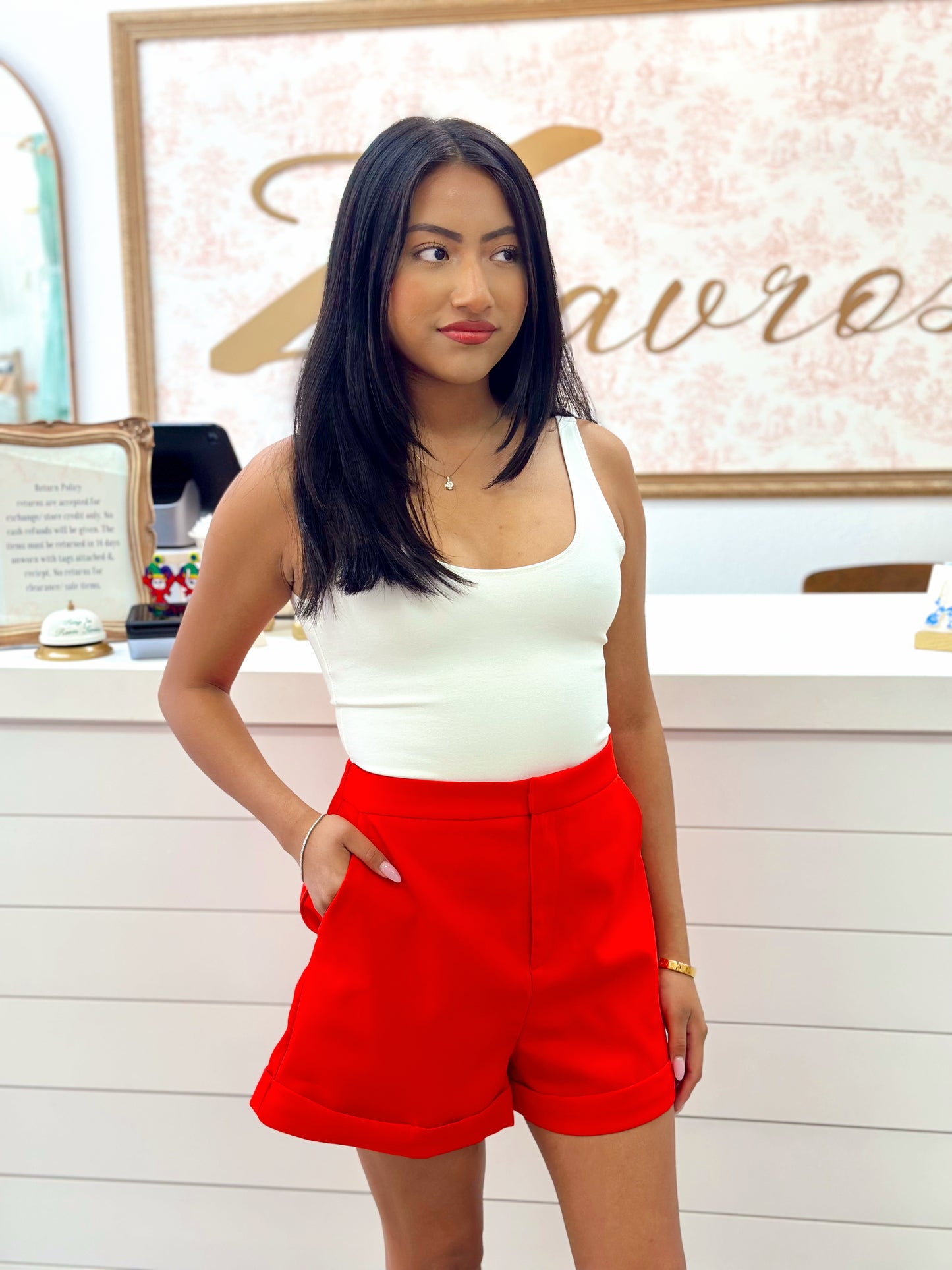 Cherry shorts