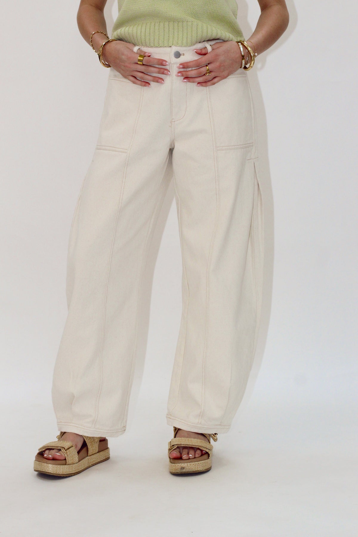 Sand Dunes Denim Pants