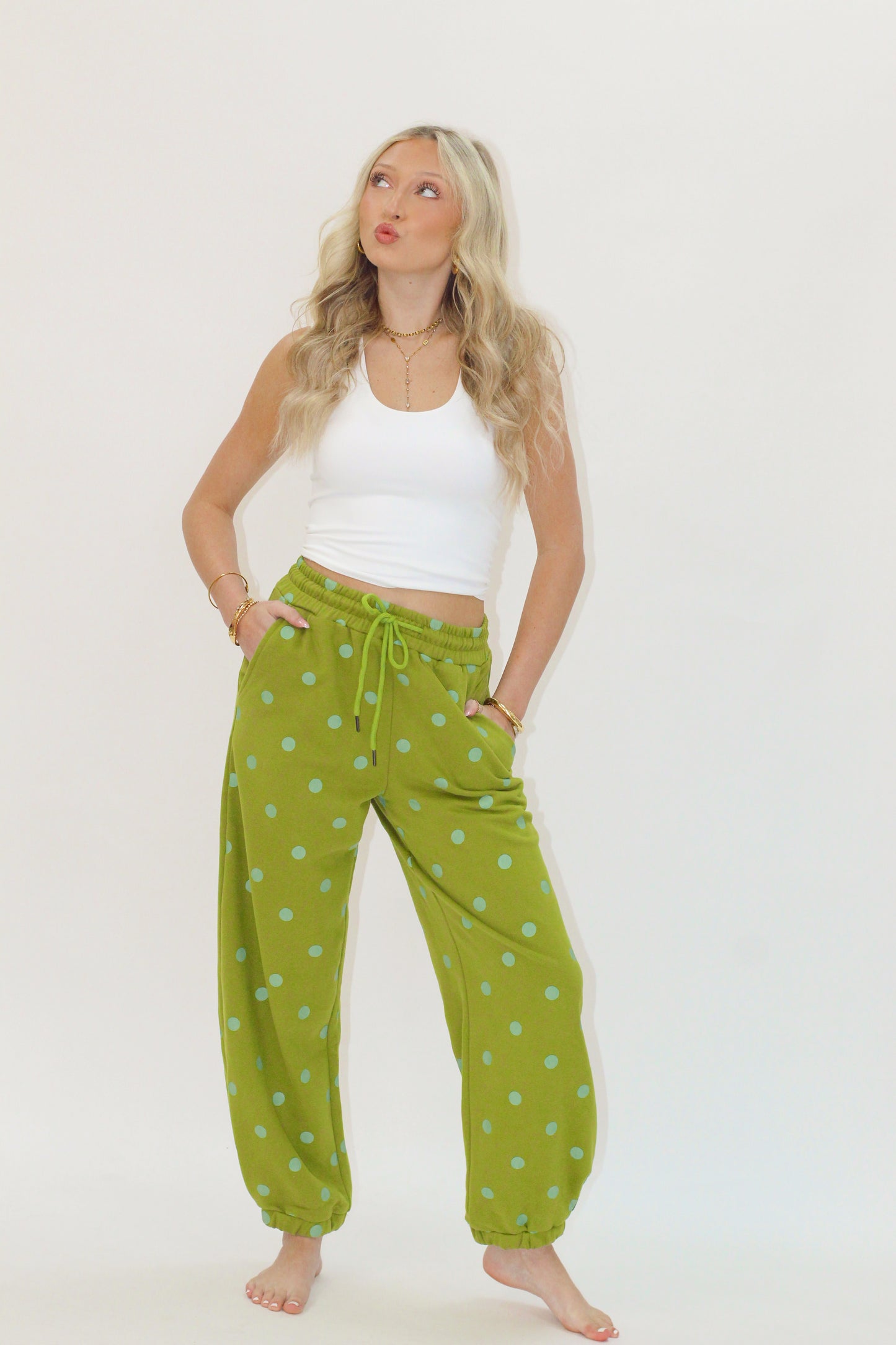 Marg polka dot pants