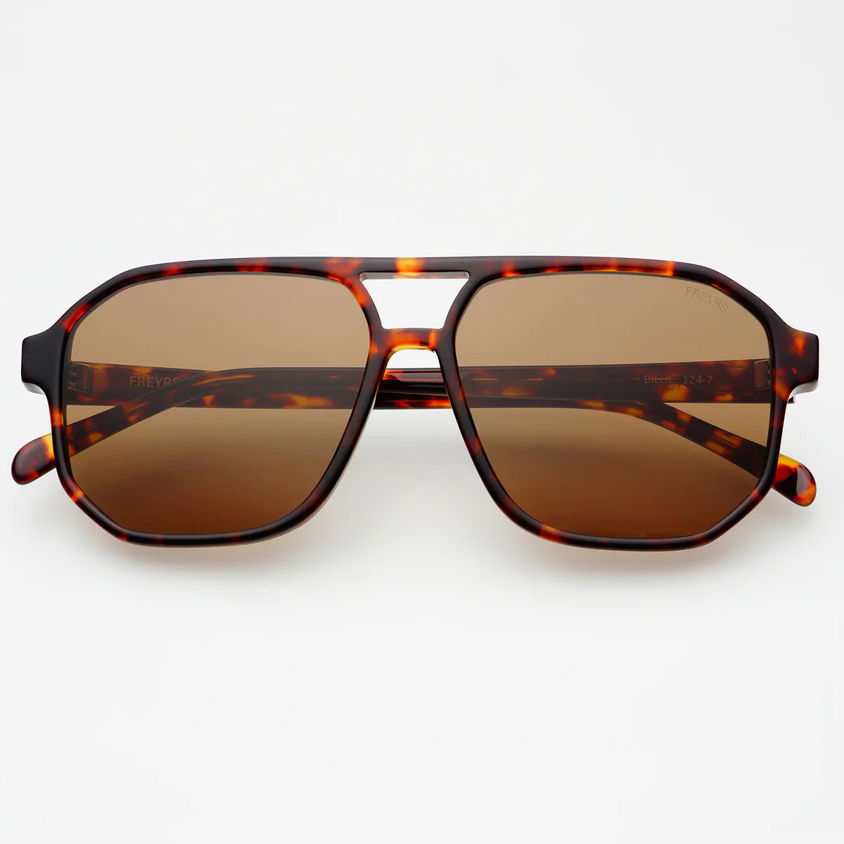FREYRS Billie Unisex Aviator Dark Tortoise/Brown